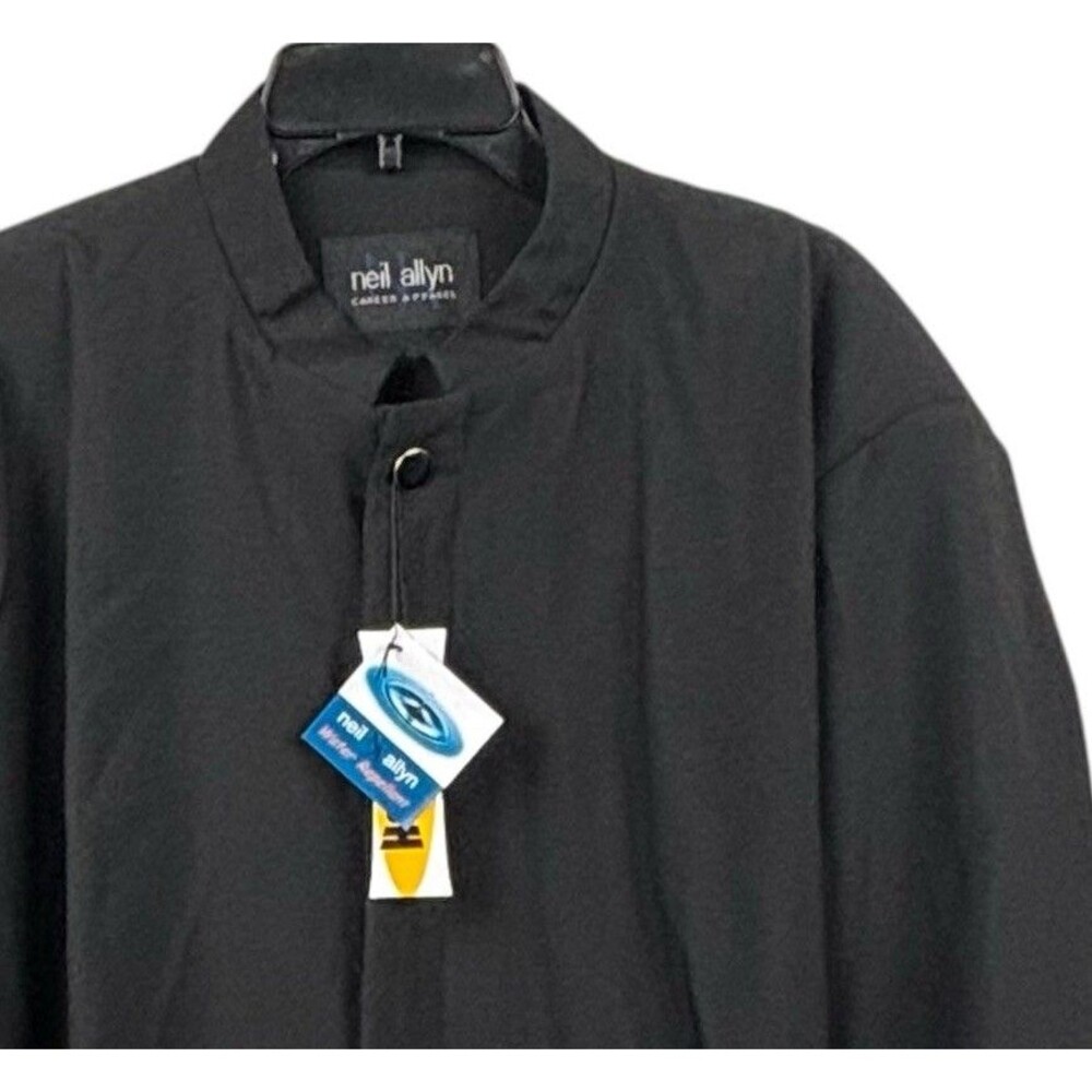 NWT Neil Allyn Busser Jacket Men 2XL Black Comfort Poly 3004C-01D — 50-52” Chest